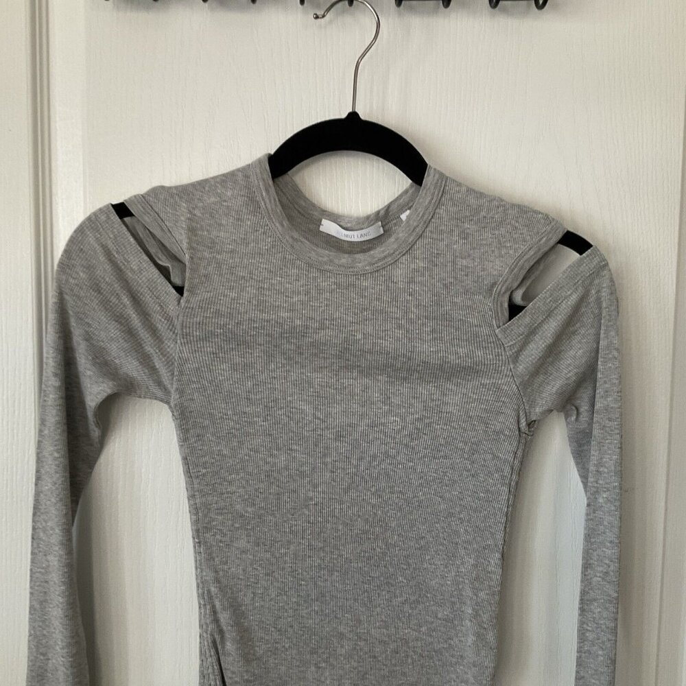 Helmut Lang - Open Cold Shoulder, Runched Side Sh… - image 2